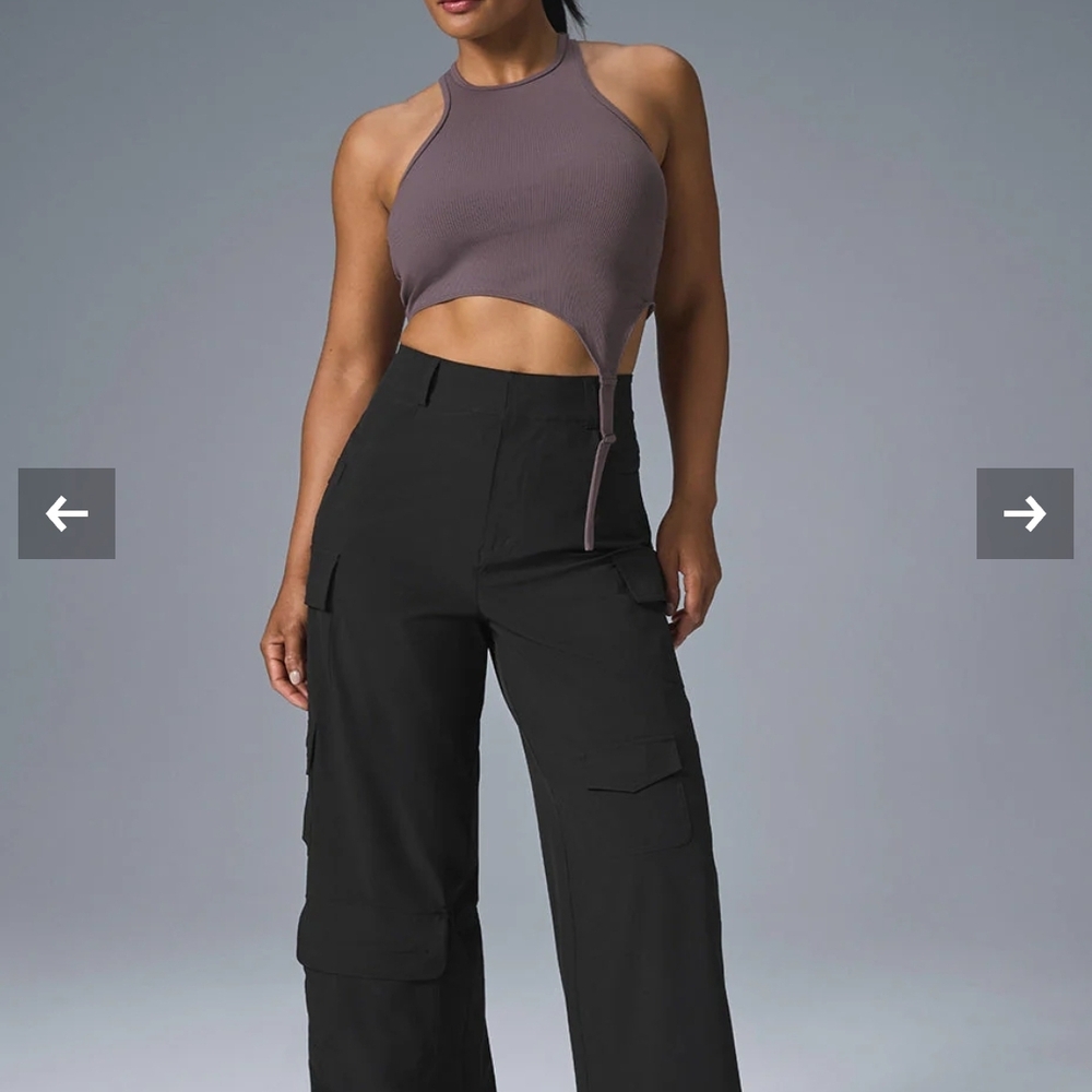 ALO Yoga Black Wide Leg Pants